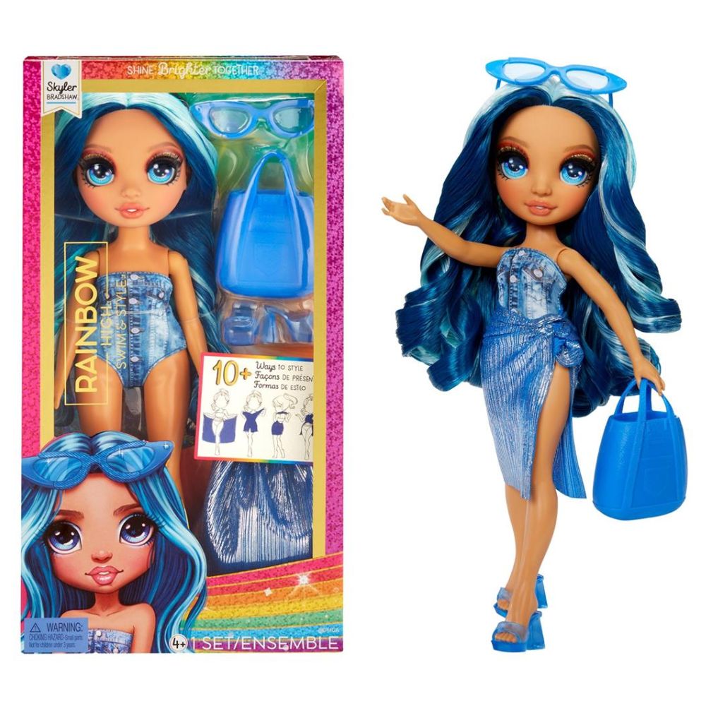 Rainbow High Swim & Style Skyler (Blue)