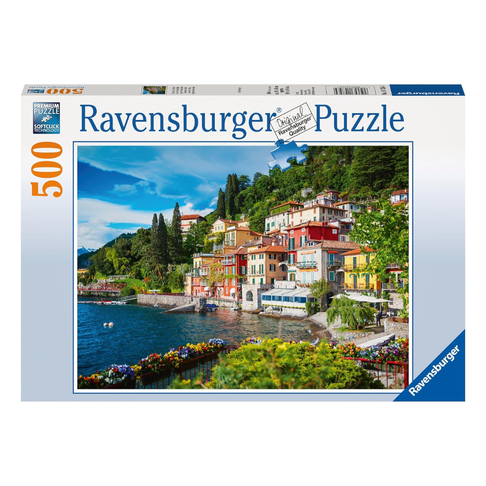 Ravensburger Jigsaw Puzzle Lake Como, Italy - 500 Pieces Puzzle
