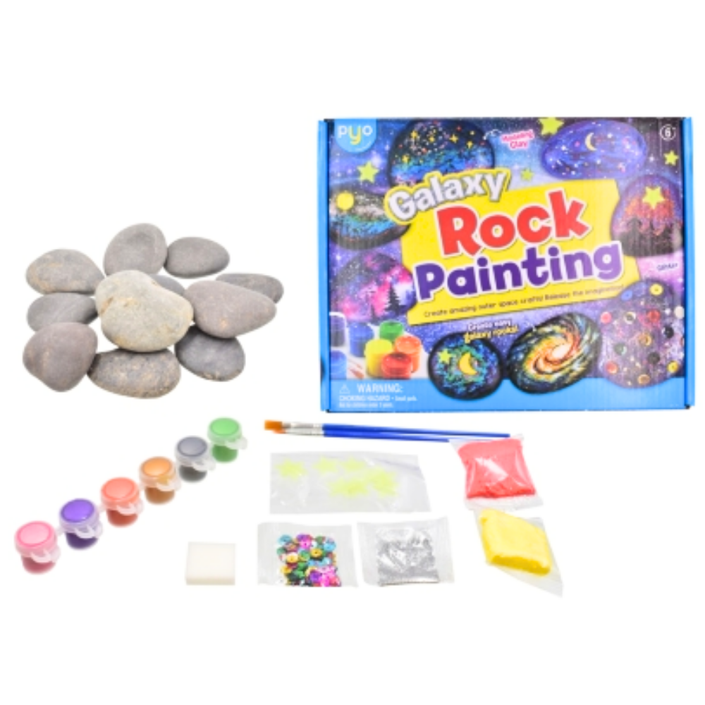 Kids Galaxy Rock Painting Art Kit