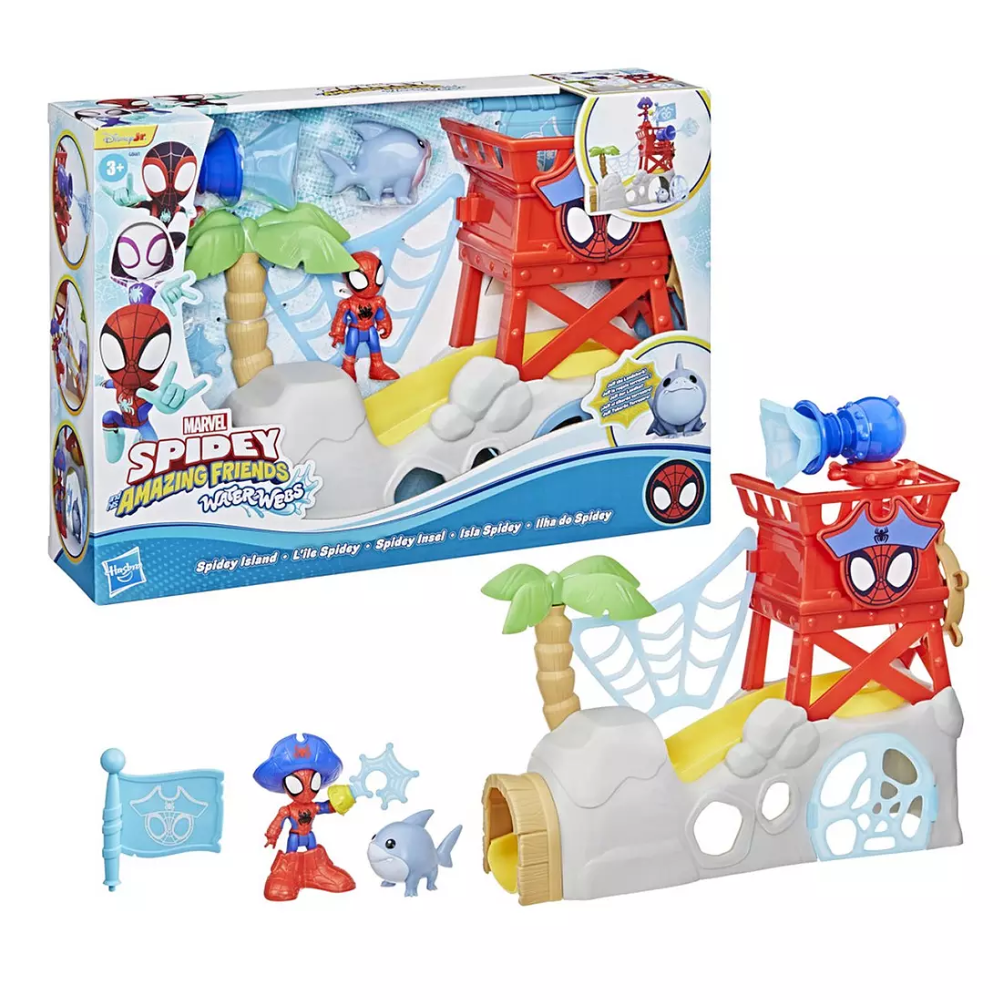 Spiderman Saf Spidey Island Playset