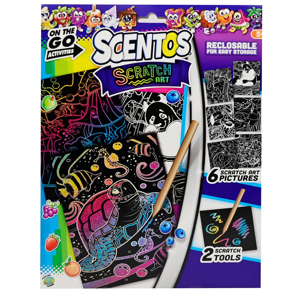Scentos Scented - colour-in puzzles - on the go activities