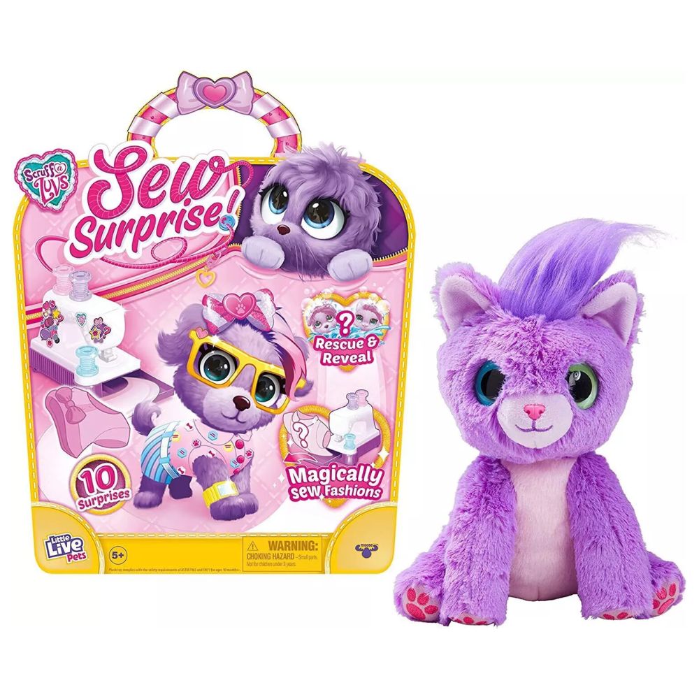 Scruff-a-Luvs Little Live Pets Sew Surprise Fashion Plush