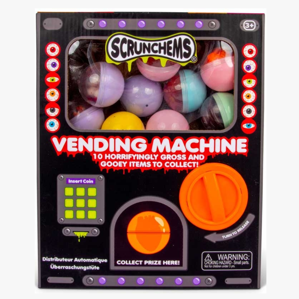 Scrunchems Gross Vending Machine