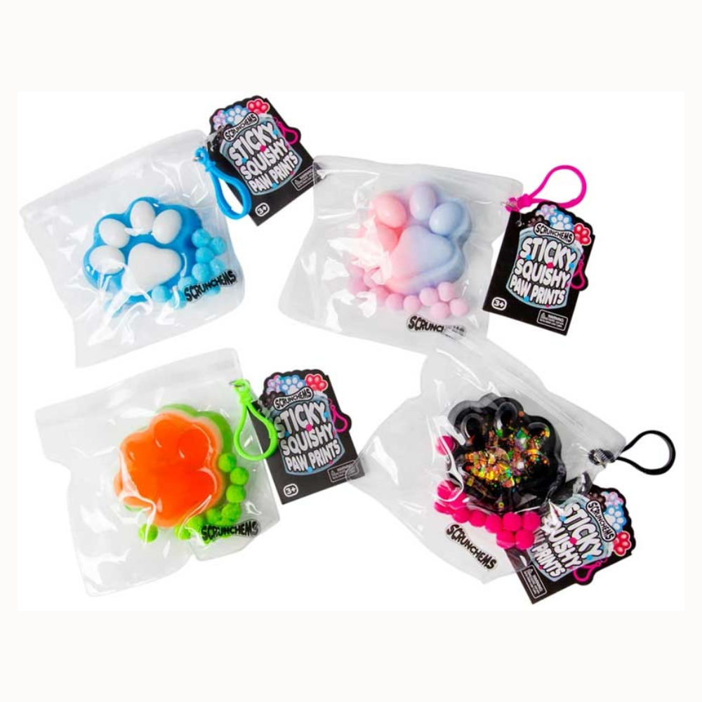 Scrunchems Sticky Squishy Paw Print