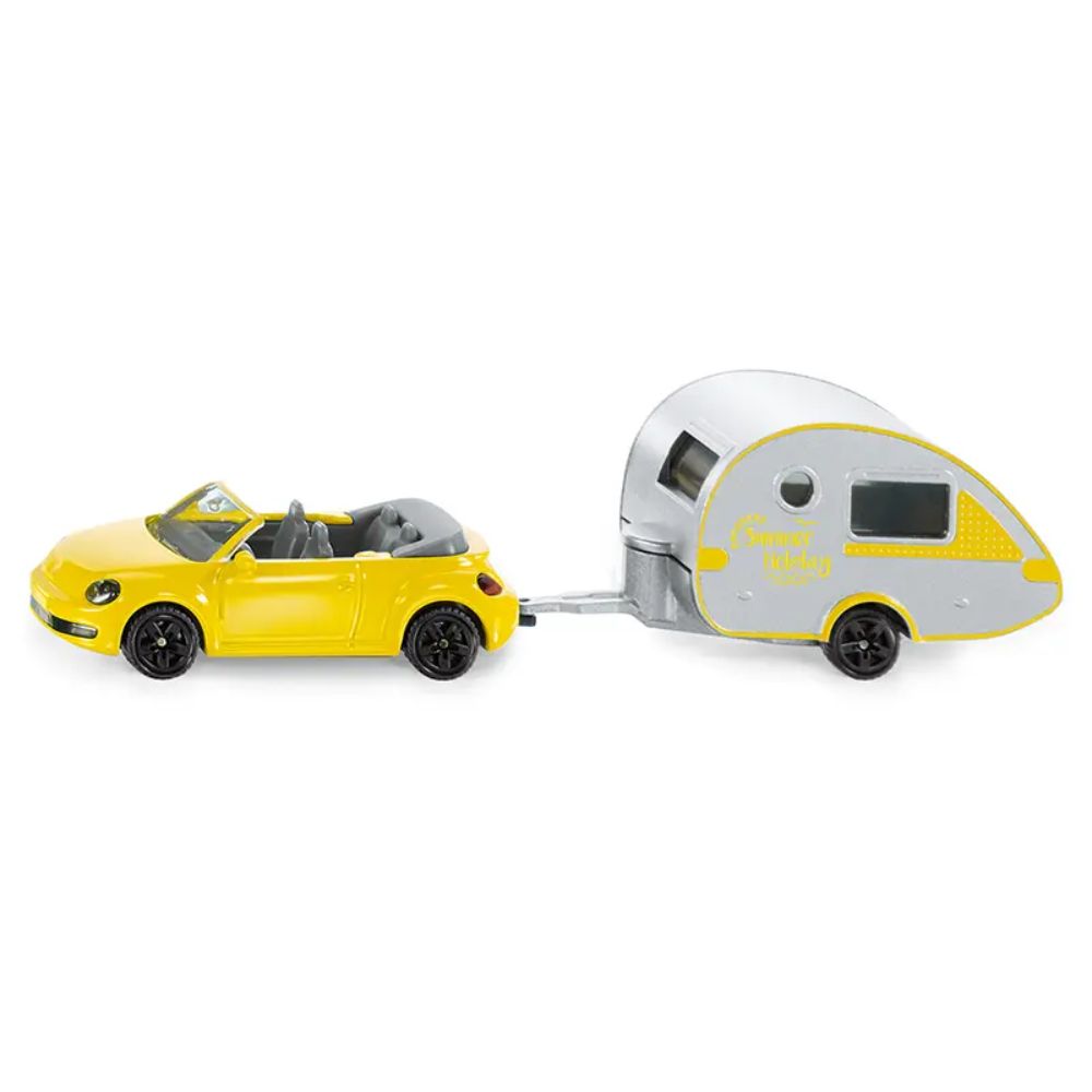 Siku 1629 Car with trailer caravan