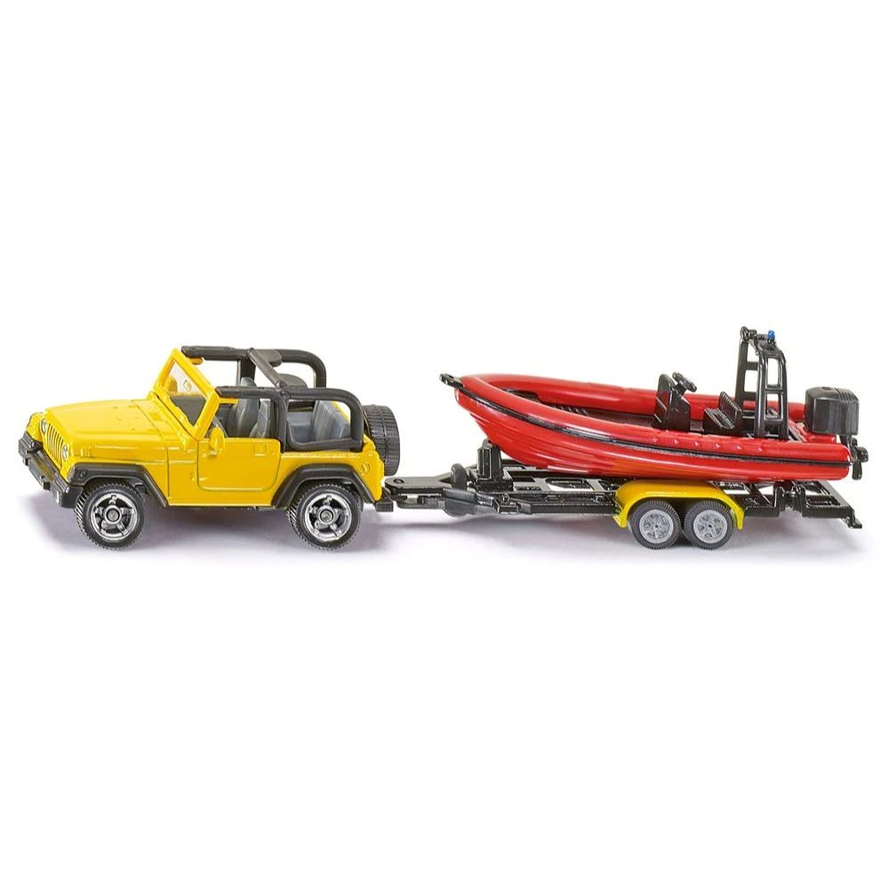 Siku 1658 Jeep With Boat