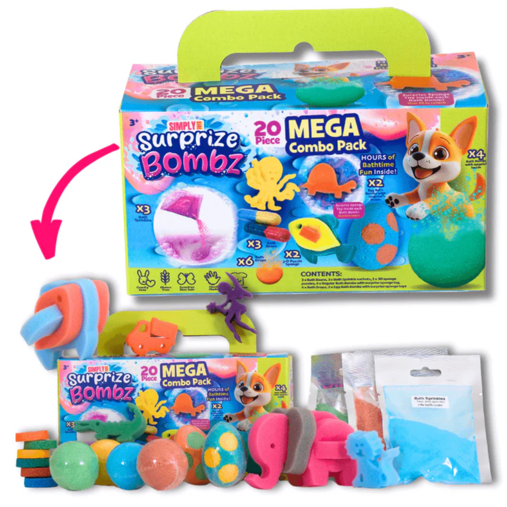 Simply Toys Surprize Bombz - 20 Piece Mega Bath Bomb Pack