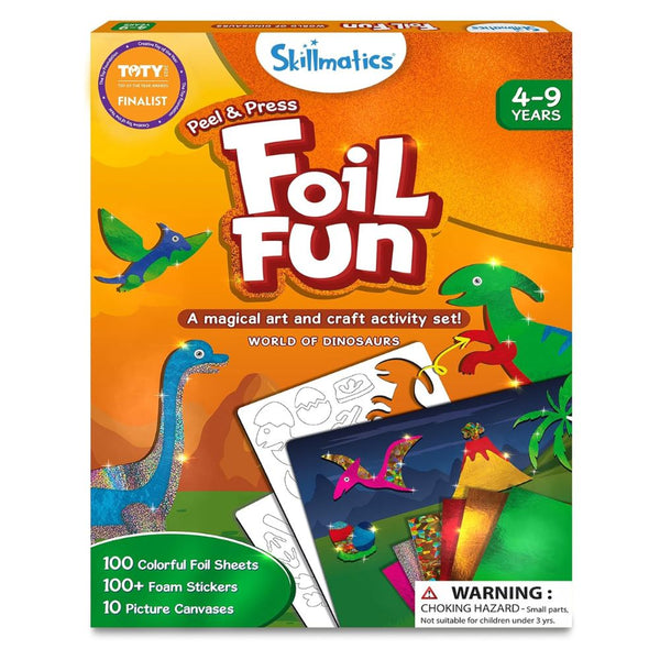 Skillmatics Art & Craft Activity - Foil Fun World of Dinosaurs