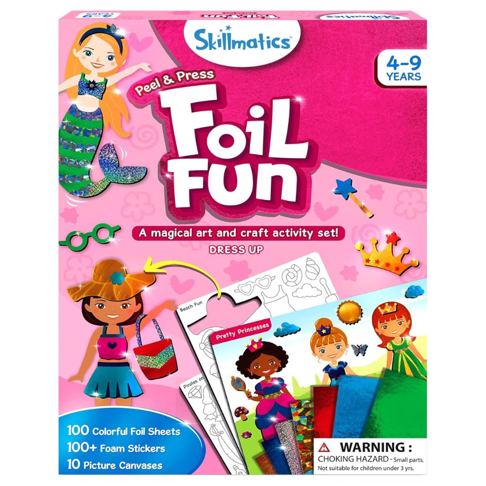 Skillmatics Art & Craft Activity - Foil Fun Dress Up