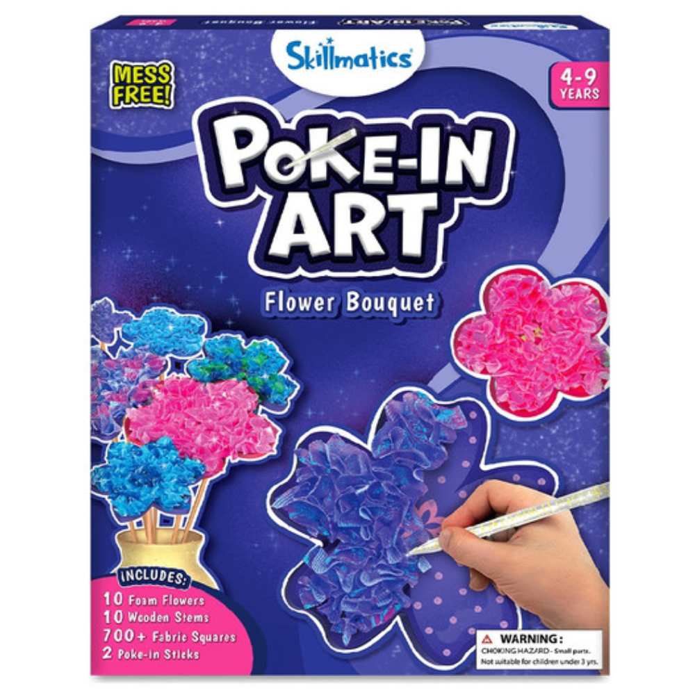 Skillmatics Poke In Art Flower Bouquet