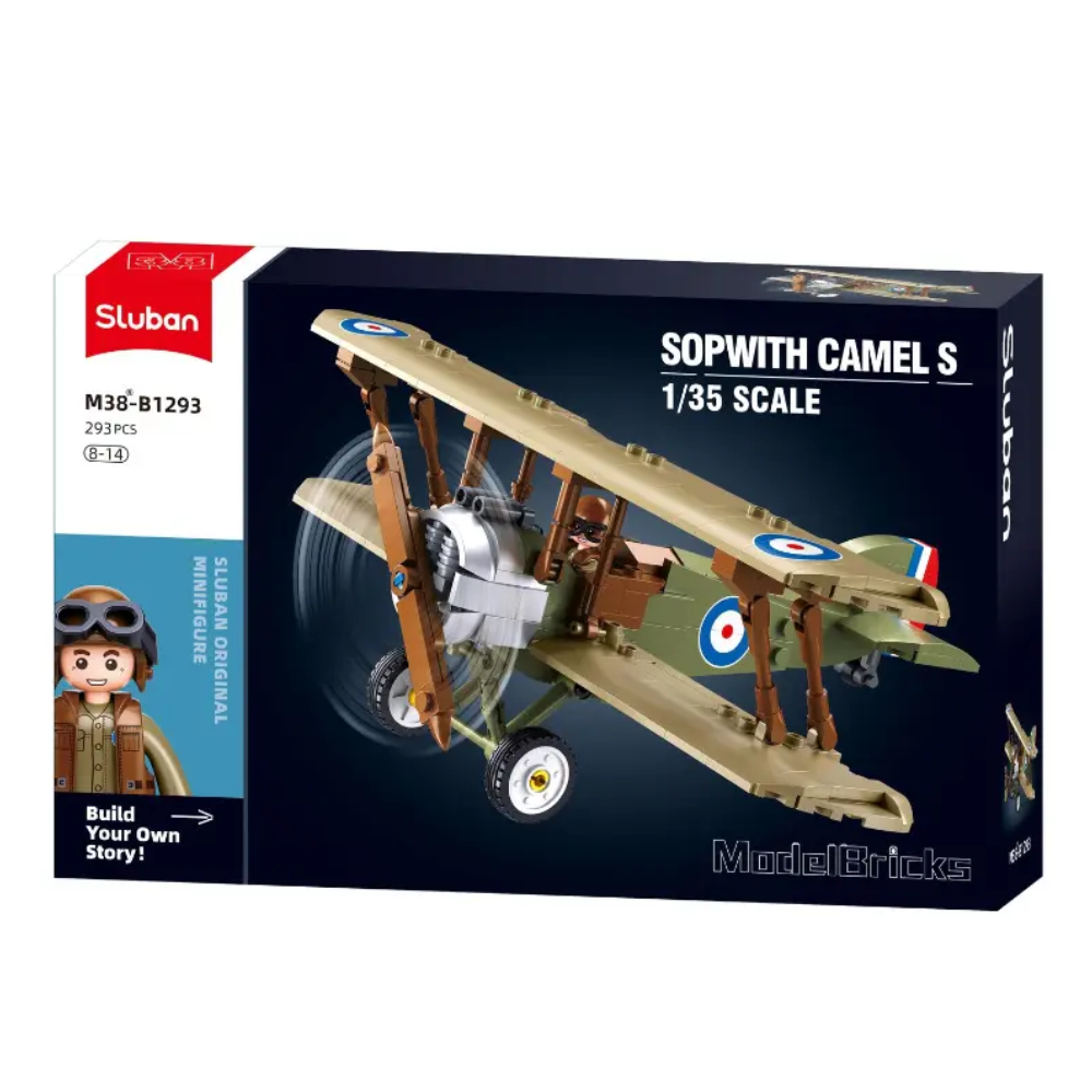 Sluban ModelBricks 1/35 SOPWITH CAMEL S 293pcs