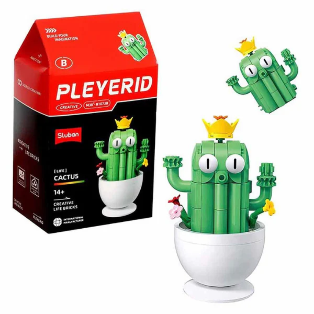 Sluban Pleyerid M38-B1073B Cactus Set