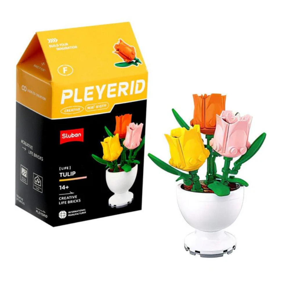 Sluban Pleyerid M38-B1077F Tulip Set