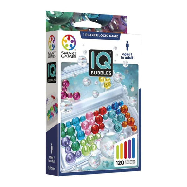 SmartGames IQ Bubbles, Puzzle Game with 120 Challenges