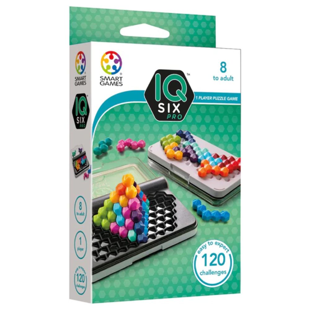 Smart Games IQ Six Pro Puzzle Game with 120 Challenges