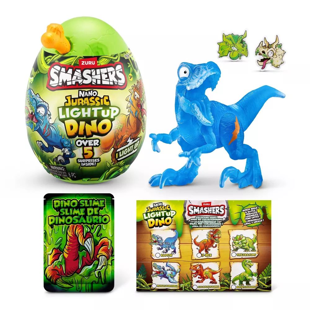Smashers Nano Jurassic Light up Dino