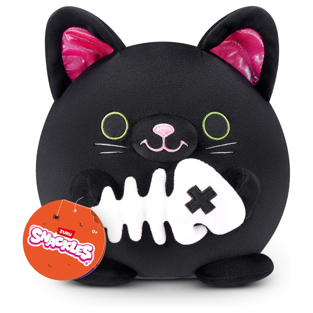 Snackles 8-inch Halloween Series 1 Plush SALEM by ZURU