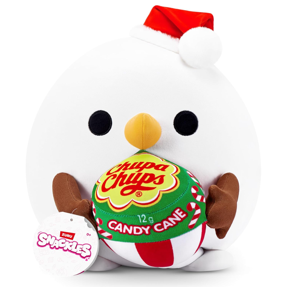 Snackles Christmas Snowman & Chupachups 14 Inch Plush