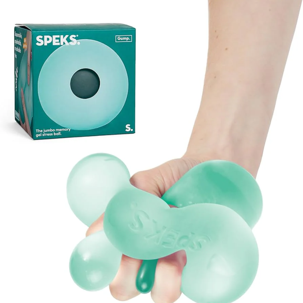 Speks Gump Memory Gel Jumbo Stress Ball Sea Glass