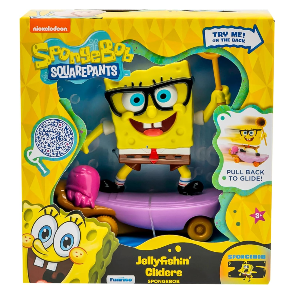 SpongeBob SquarePants Jelly Fishin' Gliders Spongebob, Skating Action Figure