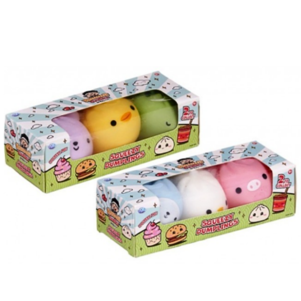 Squeezy Dumpling Kawaii Animal Faces in Window Box