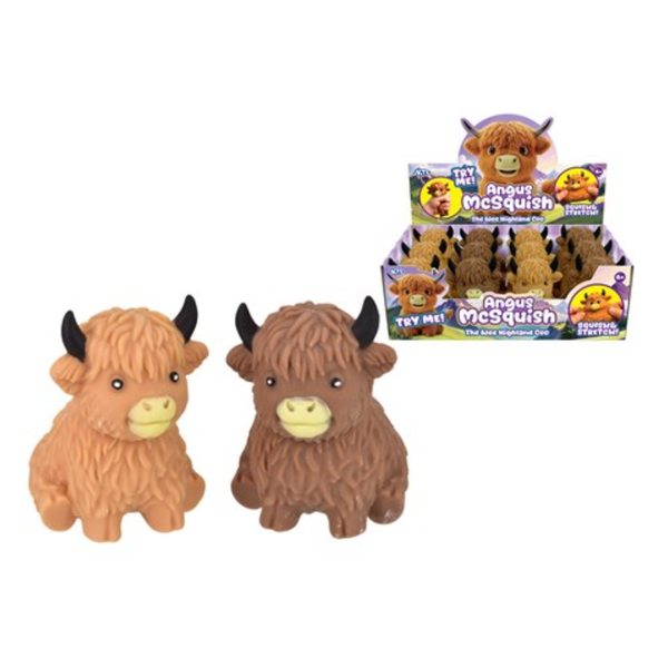 Squeezy Sitting Highland Cow