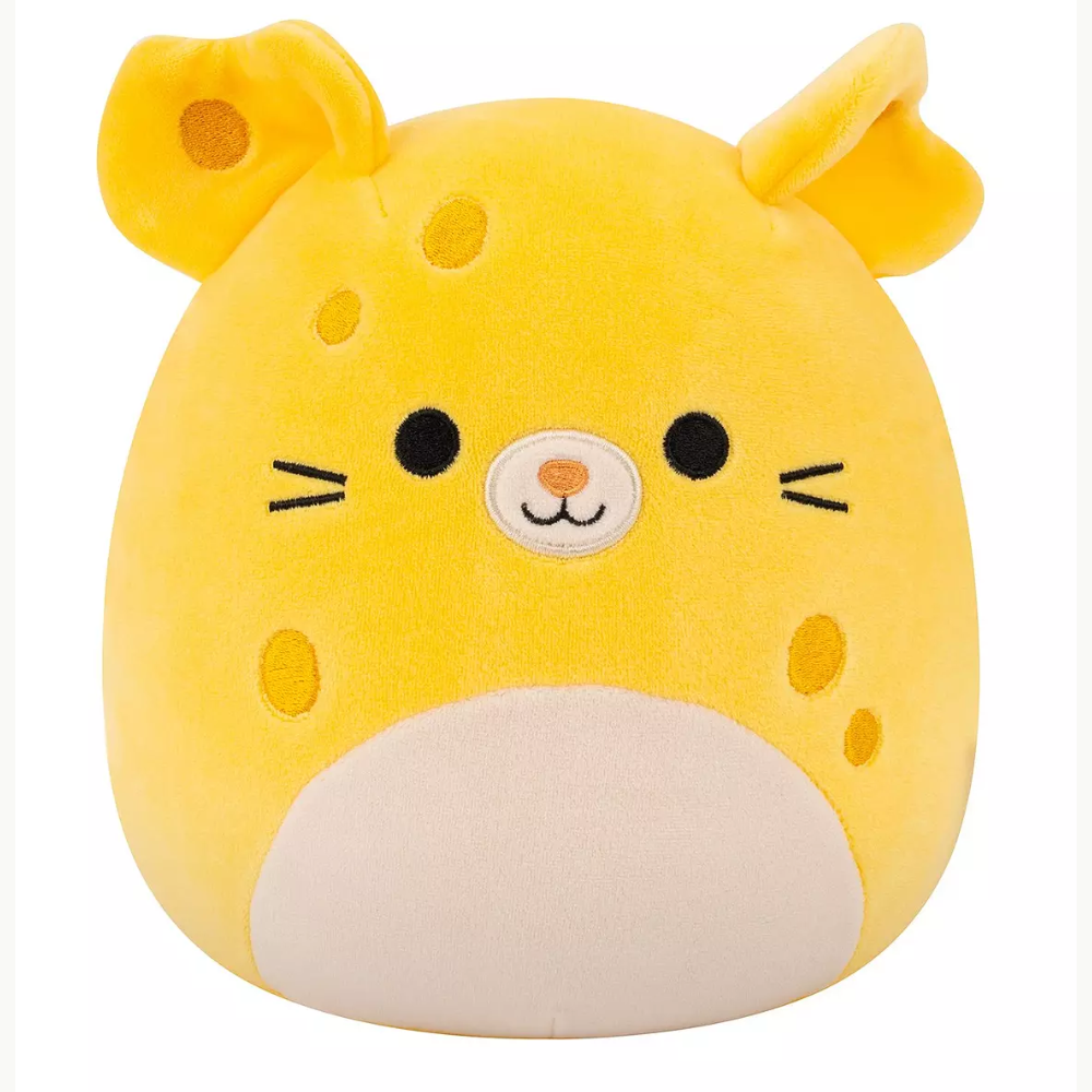 Squishmallows 7.5" Amelia Yellow Cheese Mouse Plush