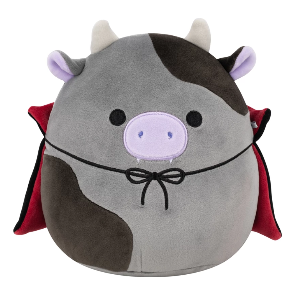 Squishmallows 7.5" Bridgette Grey and Black Cow Plush