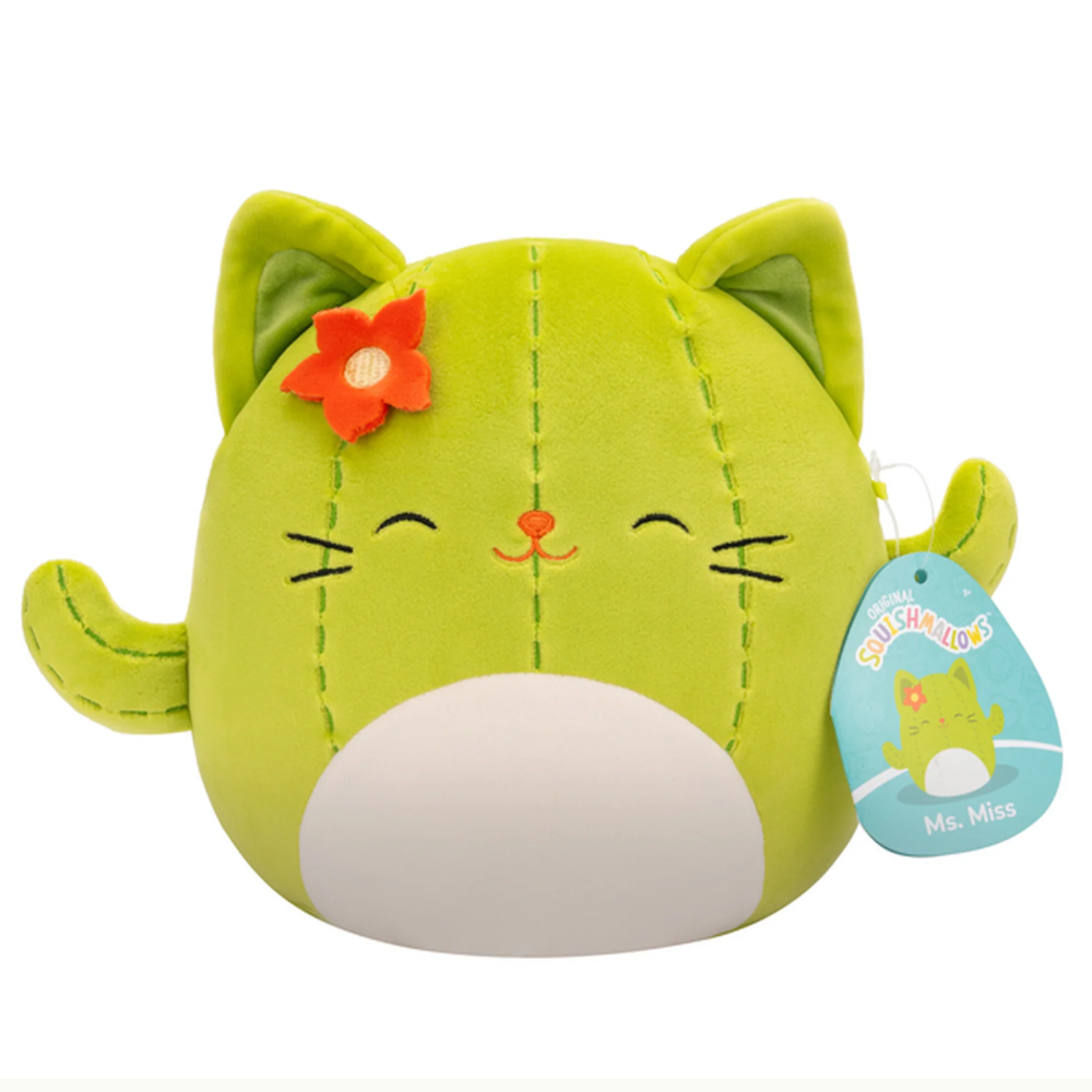 Squishmallows 7.5" MS. MISS the Cactus Cat Plush