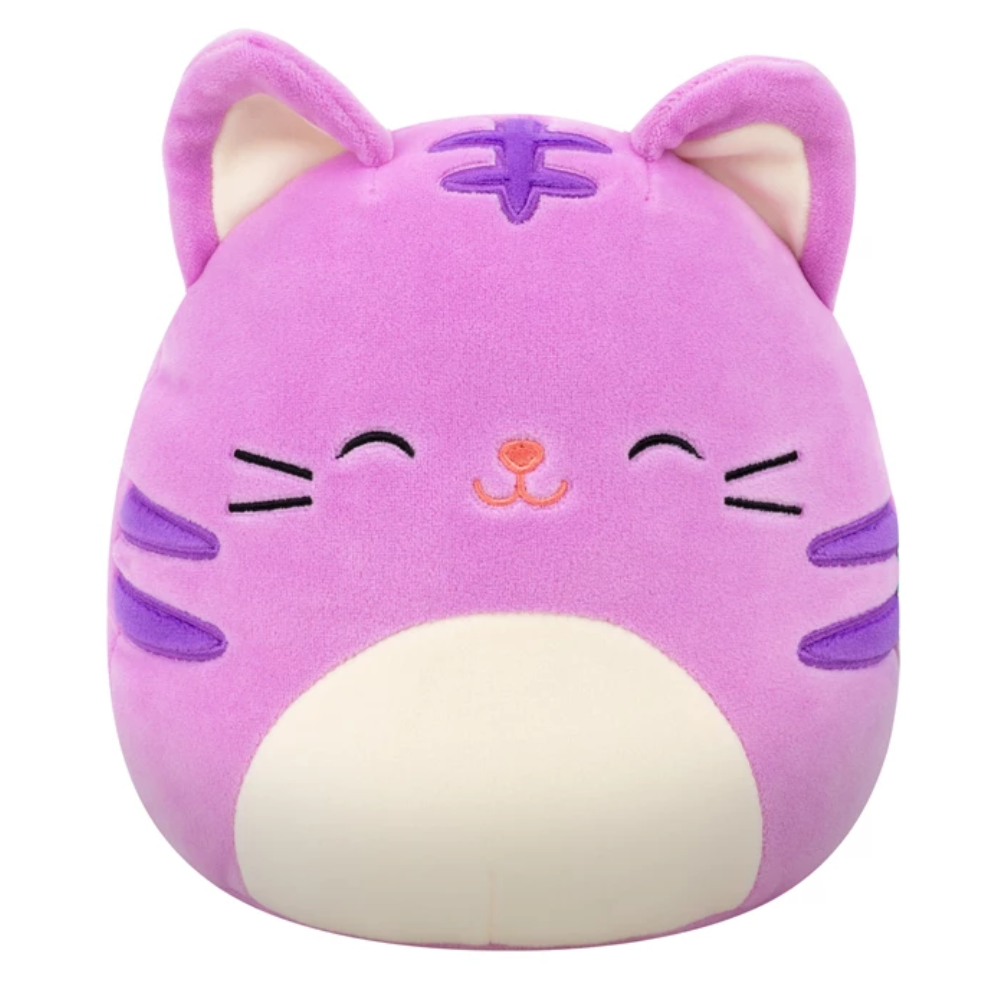 Squishmallows 7.5" Tabitha Purple Tabby Cat Plush