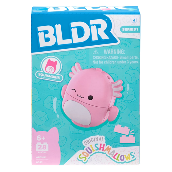 Squishmallows Archie The Axolotl BLDR Buildable Figure