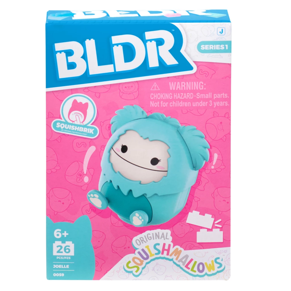 Squishmallows Joelle The Bigfoot BLDR Buildable Figure