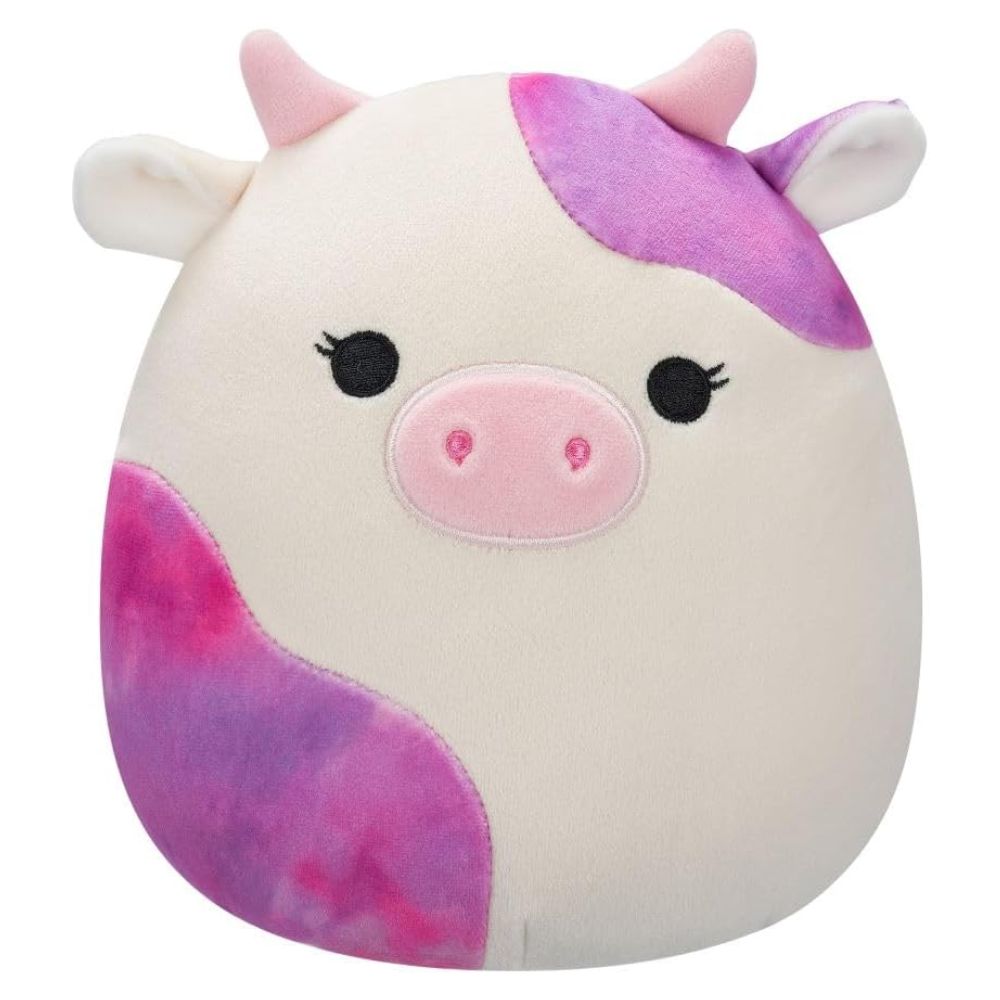 Squishmallows Kalina the White Cow with Pink Tie-Dye Spots  7.5" Plush