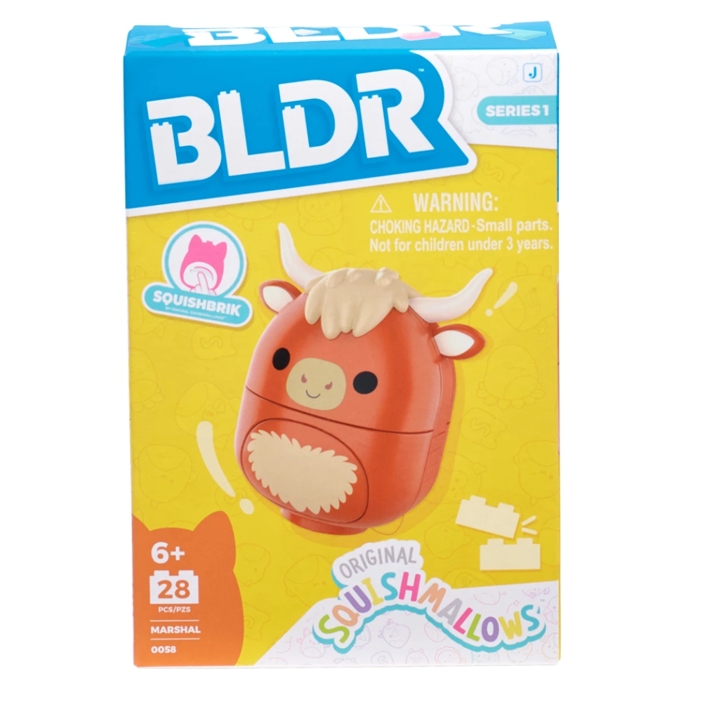 Squishmallows Marshal The Highland Cow BLDR Buildable Figure