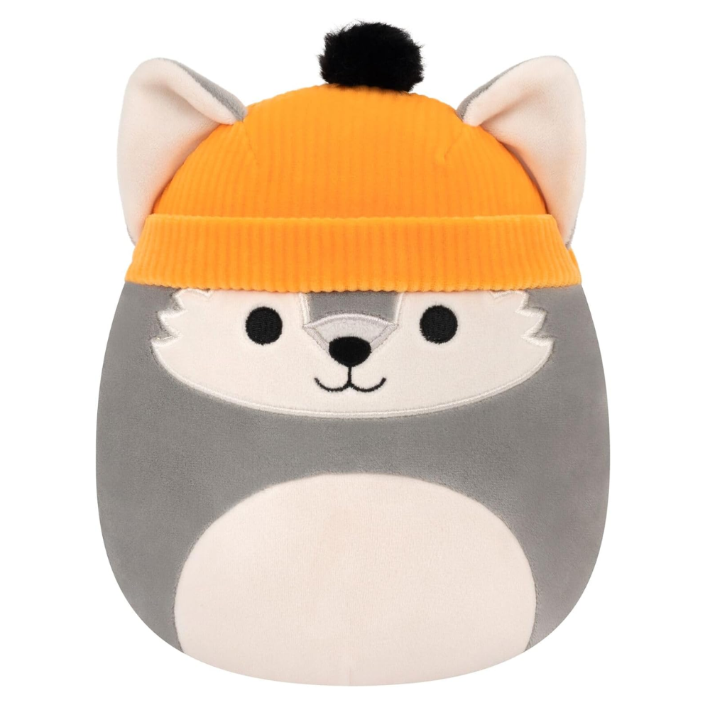 Squishmallows Original 7.5-Inch Willy the Grey Wolf