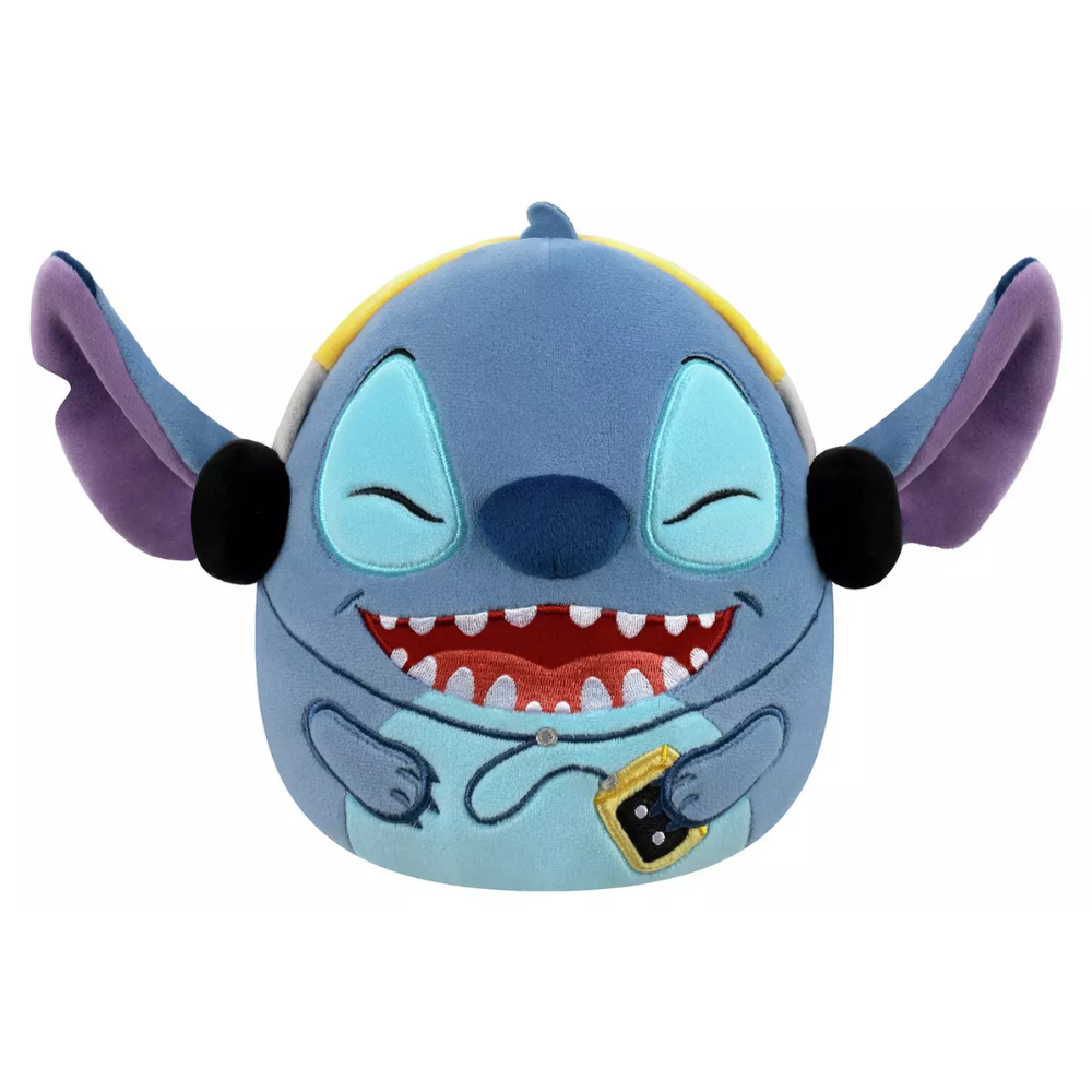 Squishmallows Original 8" Disney Stitch with Headphones