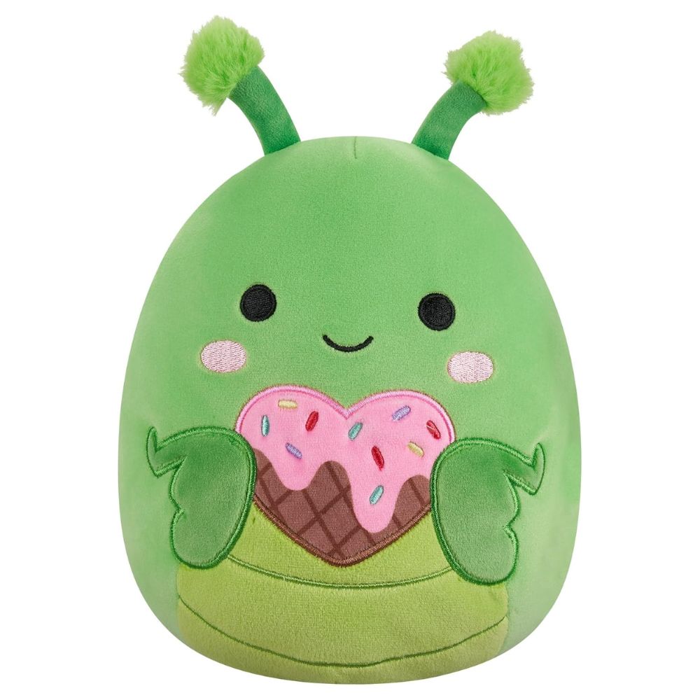 Squishmallows Original Trenton the Green Praying Mantis Valentine's 7.5" Plush