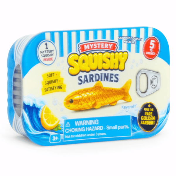 Mystery Squishy Sardines – Collectible Sensory Toys