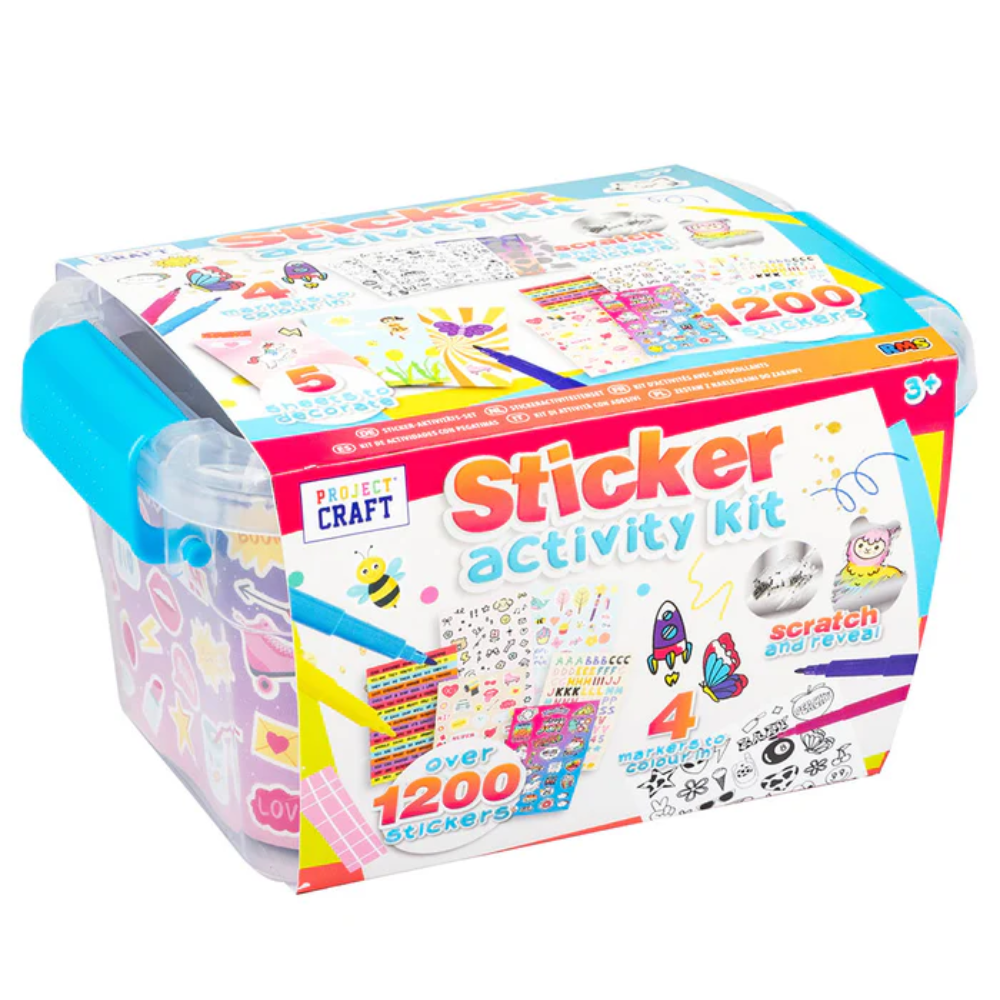 Sticker Activity Kit Box Over 1200 Stickers Craft – Toys4you