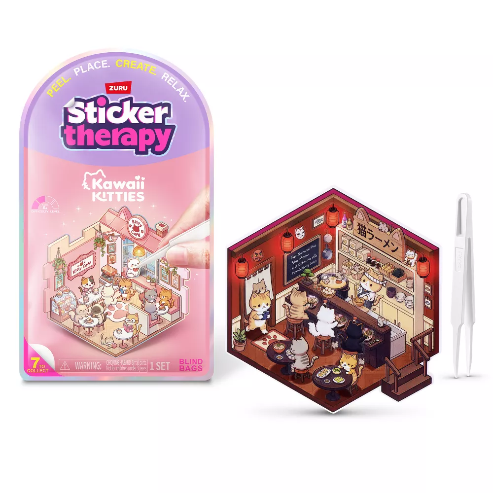 Sticker Therapy 80 Kawaii Kitties Foil Bag Intermediate Series 1
