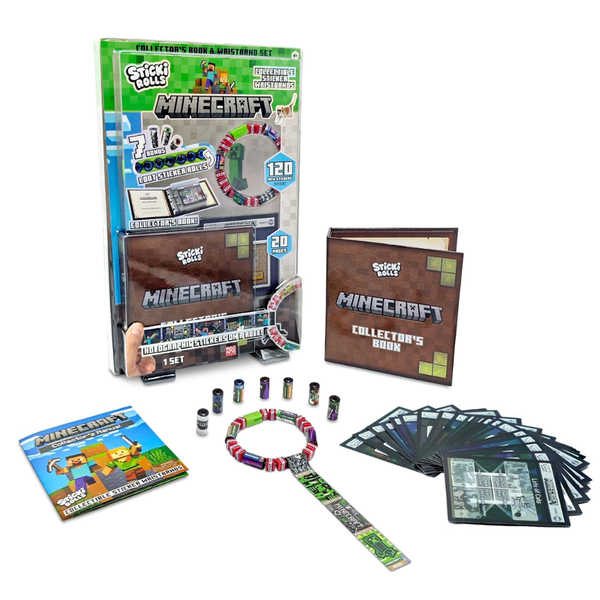 Sticki Rolls Minecraft Collectors Book