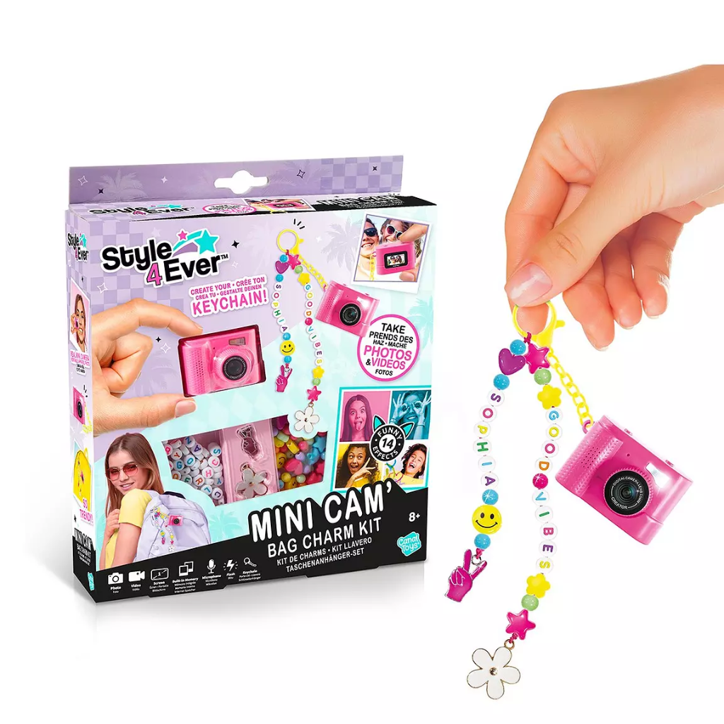Style 4 Ever Mini Cam Bag Charm Kit