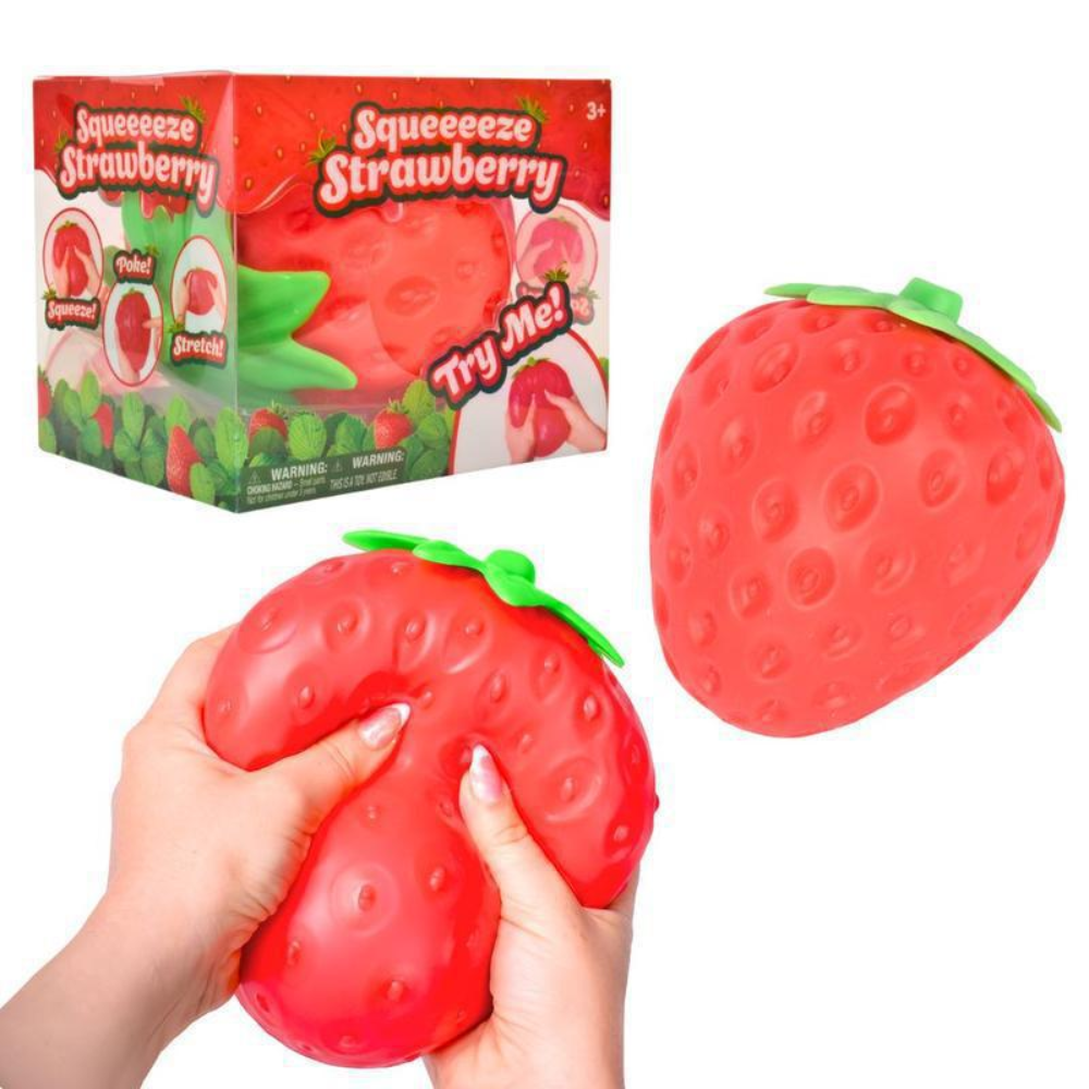 Super Jumbo Strawberry Squishy 14cm