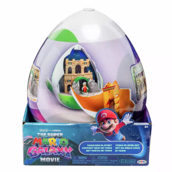 Super Mario Galaxy Movie Yoshi Egg Playset