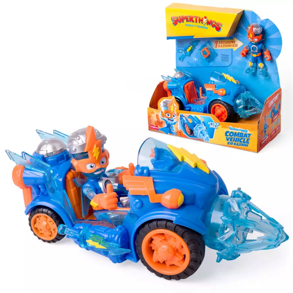Superthings Kid's Kazoom Combat Vehicle