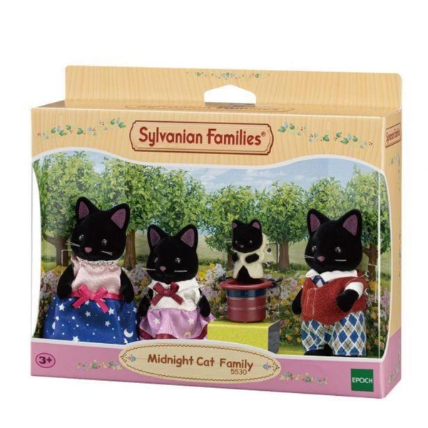 Sylvanian Families 5530 Midnight Cat Family