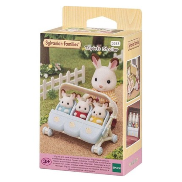 Sylvanian Families 5533 Triplets Stroller