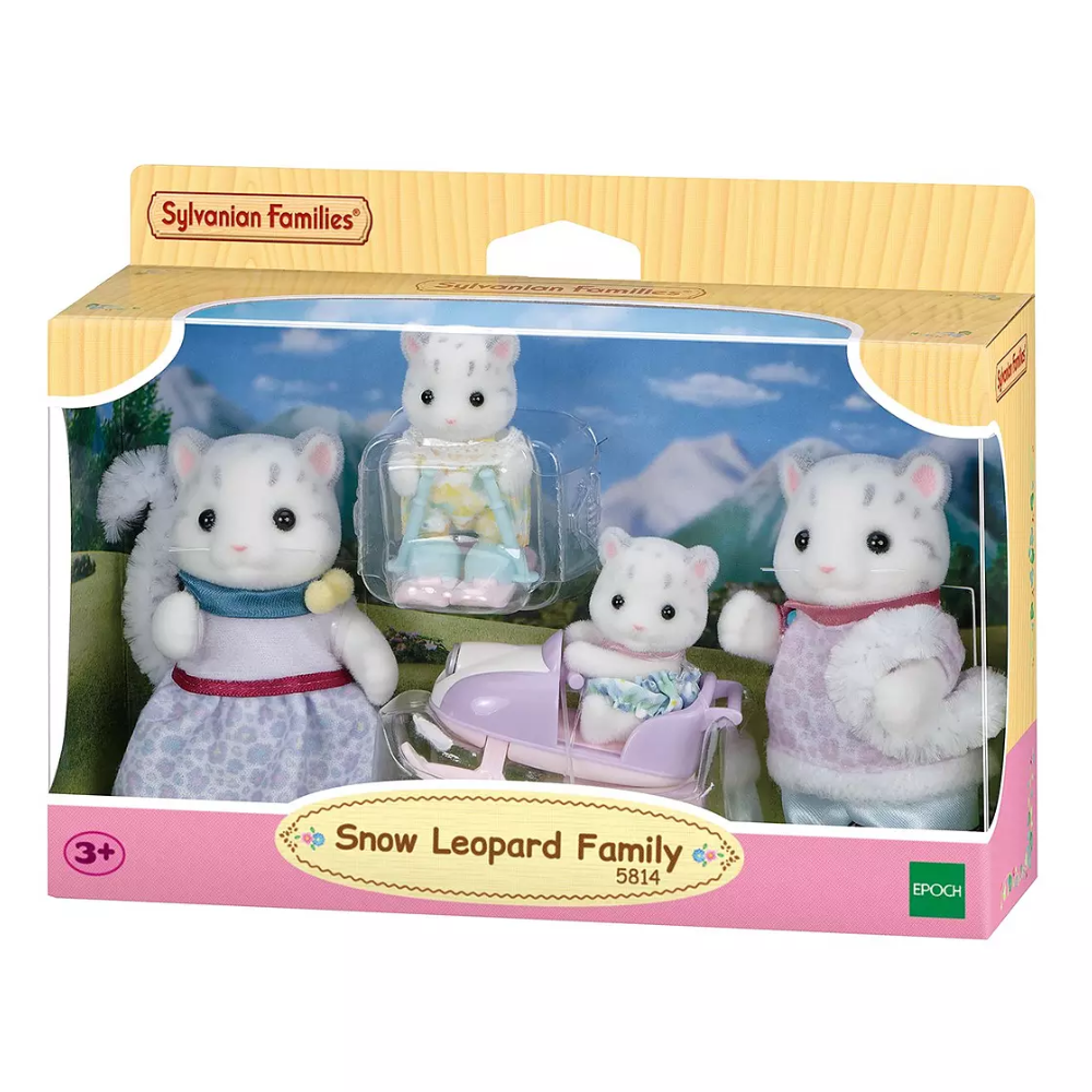 Sylvanian Families 5814 Snow Leopard Family
