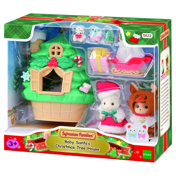 Sylvanian Families 5822 Baby Santa's Christmas Tree House
