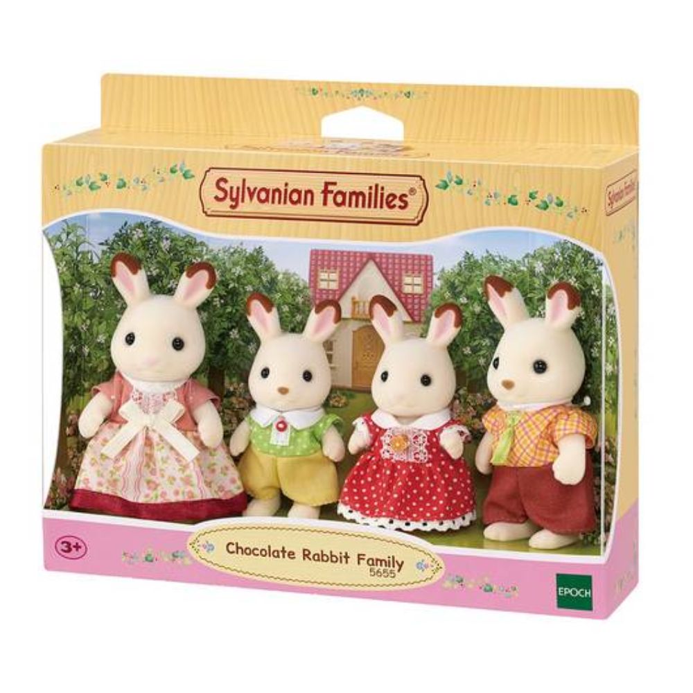 Sylvanian Families Chocolate Rabbit Family Set